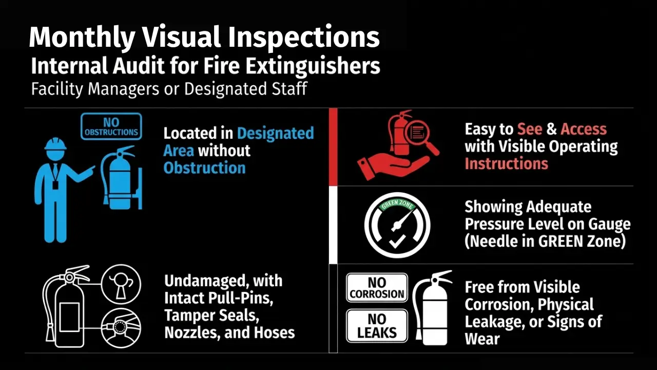An infographic illustrating commercial fire protection and life safety solutions for Texas businesses.