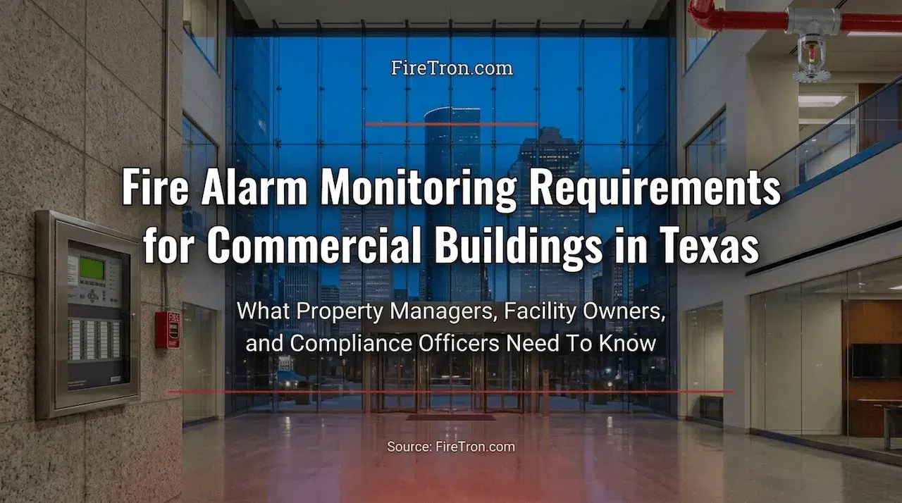 Fire Alarm Monitoring Requirements for Commercial Buildings in Texas